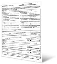 Image of a home buyers plan form